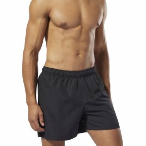 Spodenki Męskie Reebok Beachwear Basic Boxer Czarne PL 96ITBHG